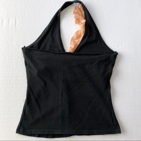 Guess Halter Top Bundle of 2. Black w/ Lace /Green - Picture 3 of 7